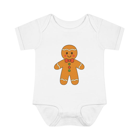 Gingerbread Baby Bodysuit - Cute Holiday Infant Onesie