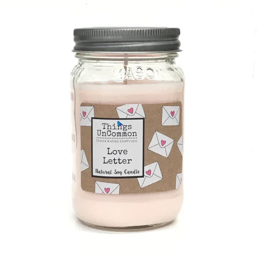 Love Letter Modern Mason Candle-0